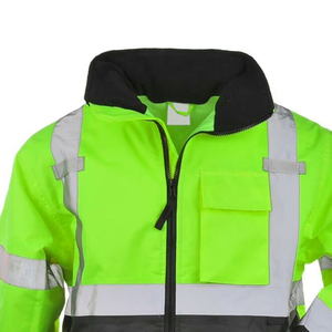 Chaqueta de Seguridad Reflectante de Alta Visibilidad con Logotipo y Talla Personalizados, Impermeable y Cómoda, para Trabajo en Invierno y Verano - Product Image 4