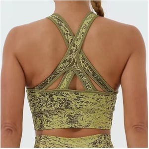 ชุดเสื้อชั้นในกีฬาระบายอากาศได้ดีสำหรับเด็กผู้หญิง แห้งเร็ว เหมาะสำหรับการฝึกซ้อมเชียร์ลีดเดอร์ ดีไซน์ OEM สำหรับการฝึกซ้อมและการแสดง - Product Image 2