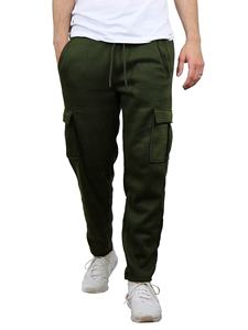 ชุดออกกำลังกายกางเกงวอร์มเอวกลางเอวยางยืดมีหลายกระเป๋าสำหรับผู้ชาย - Product Image 5