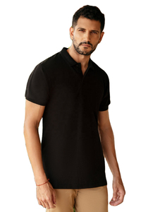 Polo décontracté pour homme sur mesure, grande taille, manches courtes, respirant, en polyester et coton de haute qualité - Product Image 3