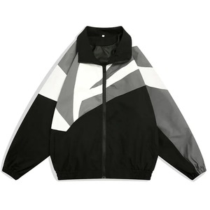 Custom Logo Men's Lightweight Waterproof Windproof Eco-Friendly Oversized Casual Running Outdoor Windbreaker <b>Jacket</b> - Product Image 5