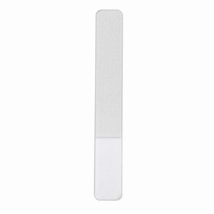 Lime à ongles en verre cristal simple face avec motif droit pour le façonnage, le polissage et le lissage des ongles, personnalisable, pour un soin des ongles durable - Product Image 1
