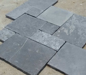 Losas de piedra caliza cortadas a mano, grises, con patrón aleatorio, para pavimentación exterior, caminos de entrada, patios, jardines, paisajismo y suelos. - Product Image 5