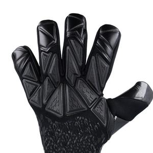 Goalkeeper Gloves Front Palm Contact Latex Backhand Sublimation Printing And Silicon Inject Hybrid Cut Removable <b>Strap</b> - Product Image 6
