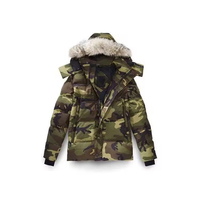 Parka pour homme de haute qualité, style canadien, chaud, avec col à capuche et fermeture éclair, pour une utilisation en extérieur