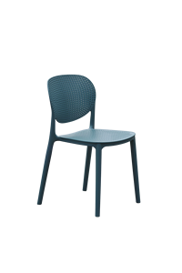 Modern Teal Lightweight Eco-Friendly Living Room Accent Chair | Stackable Resin Nordic Lounge <b>Seating</b> Premium Contemporary - Product Image 2