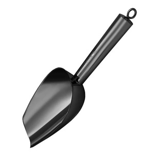 Cuillère à glace élégante en métal noir, accessoire de service haut de gamme pour aliments et boissons, outil professionnel pour bar et cuisine - Product Image 4