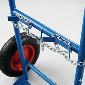 Industrial Gas Cylinder Cart 200kg Heavy Duty Steel Cylinder <b>Trolley</b> for Oxygen Acetylene Welding - Product Image 5