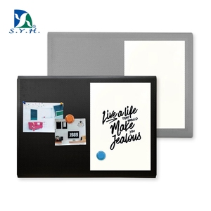 Pizarra Magnética 2 en 1 con Tablero de Anuncios para Notas y Recordatorios - Product Image 1