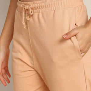 Conjunto Deportivo con Capucha para Mujer, Cierre Completo, Color Sólido, Informal, Transpirable, de Algodón, para Otoño, Corte Regular, con Bolsillos Laterales - Product Image 5