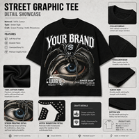T-shirt surdimensionné personnalisé avec logo Hip Hop, 220g, 100% coton, imprimé DTG, strass, haute qualité, lourd, vintage, pour hommes