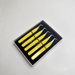 Pince à épiler GETUP BROSONS IMPEX en acier inoxydable, pointe lisse à 90 degrés, antimagnétique, antistatique, préhension fine et parfaite, 10 mm - Product Image 4