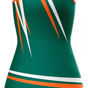 Factory Custom Women's 100% Polyester Breathable Sublimation <b>Athletic</b> Dress Seamless Fusing for Netball Tennis Badminton Padel - Product Image 4