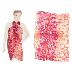 High Quality Handmade Printed <b>Sarong</b> Pareos Scarfs Colorful Beach Wear for Women Lightweight Soft Fitness Swimwear Cover Up - Product Image 1