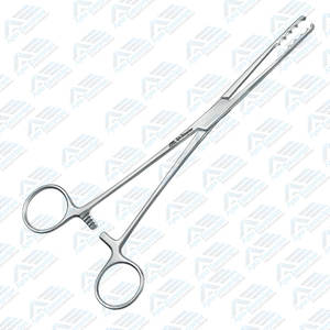 Fuente de alimentación manual para aplicación de esponja y apósito Fórceps de tampón de 26,5 Cm Fórceps de acero inoxidable Ulrich Instrumento médico - Product Image 4