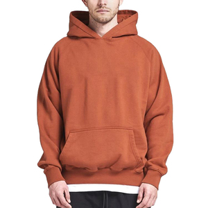 เสื้อฮู้ดดี้ผู้ชายทรงปกติ สีน้ำตาลอูฐ คลาสสิก ผลิตจากผ้าฝ้าย 100% สำหรับฤดูหนาว |   เสื้อสเวตเชิ้ตสไตล์สตรีทแวร์ลำลอง - Product Image 4