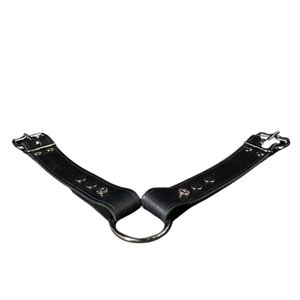 <b>Mens</b> Trojan 2.0 Leather Cock Strap Adjustable Fit Premium Leather Club Wear Accessory - Product Image 5