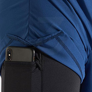 Pantalones Cortos Deportivos para Hombre, Tejidos, Sólidos, Casuales, de Cintura Media, Transpirables, de Secado Rápido, para Entrenamiento Profesional de Fisicoculturismo - Product Image 5