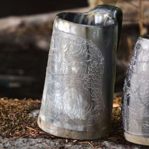 Jarra Artesanal para Beber Cerveza y Agua con Diseños Intrincados de Halloween, Hecha por Tayyab Handicraft - Product Image 2