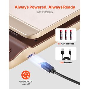 Báscula Digital de Alta Precisión para Envíos Postales, 88 Libras, con Funciones de Retención/Tara/Apagado Automático, Diseño con Soporte Abatible para Pesaje - Product Image 3