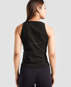 Camisetas sin mangas para mujer, talla XL, soporte medio, cuello redondo, personalizadas, ecológicas, con patrón sólido bordado, MOQ bajo - Product Image 3