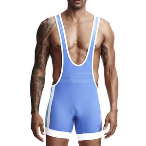 Comfortable Fit Wrestling <b>Singlets</b> <b>For</b> <b>Men</b> Training Practice Gym Workout And Professional Competition Matches - Product Image 5