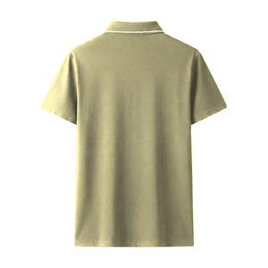 <b>Men's</b> Short Sleeve Polo <b>Shirt</b> Casual Summer Cotton Blend Golf Tennis Tops Solid <b>Colour</b> Custom Fit Breathable Daily Wear Apparel - Product Image 2