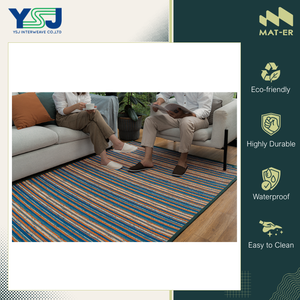 Fabriqué en Thaïlande, tapis de pique-nique d'extérieur rectangulaire portable de qualité supérieure, résistant à l'eau et à la corrosion, 100% polypropylène. - Product Image 3