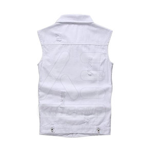 Chaleco Vaquero Informal Transpirable de Invierno de Alta Demanda, 100% Algodón, Último Diseño, Estilo Urbano en Oferta - Product Image 2