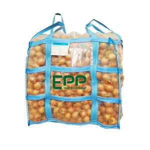 Bolsas de cebollas ecológicas y de alta calidad de Vietnam, bolsas a granel FIBC para troncos, precio de fábrica, 1 tonelada, 0,5 toneladas, bolsas de malla para leña - Product Image 1