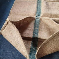 Sacs en toile de jute 100 % jute de qualité supérieure, marque MTI, pour café, imprimés, réutilisables, à ourlet, capacité 2,25 lb, fournisseur