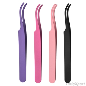 Professional Eyelash Extension Tweezers Stainless Steel <b>Precision</b> Smooth Tip Lash Tweezer Custom Logo Salon <b>Tool</b> - Product Image 2