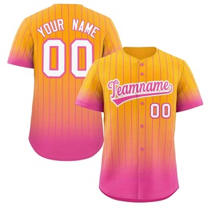 Jersey Baseball Gaya Amerika Musim Panas Baru yang Bernapas, Cetak Digital Kustom, Lengan Pendek, Seragam dengan Logo Bordir - Grosir - Product Image 5
