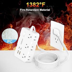 Regleta de Enchufes Plana Ultrafina de 6 Tomas, Diseño Compacto de Nueva Generación - Product Image 2