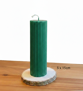 Vela de Cera de Soja en Forma de Pilar, Ecológica, Decoración Navideña para el Hogar, Decoración para Bodas y Eventos, Decoración para Hoteles y Restaurantes - Product Image 1