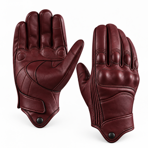 ถุงมือมอเตอร์ไซค์สำหรับกิจกรรมกลางแจ้ง แบบ unisex ทำจากหนัง สำหรับฤดูร้อน ปิดนิ้วทั้งหมด ระบายอากาศได้ดี สำหรับขี่มอเตอร์ครอส ป้องกันการกระแทก ผลิตจากโรงงาน - Product Image 2