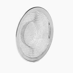 Filtre de vidange rond en acier inoxydable pour évier de cuisine, en métal poli - Product Image 5