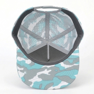 Gorra de Béisbol Personalizada con Camuflaje, Perforada con Láser, Parche de Goma, Fabricante OEM de Indonesia - Product Image 4