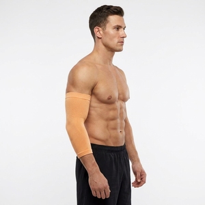 Manchon de protection professionnel épais personnalisé en nylon et élasthanne pour le sport, haute performance, évacuation de l'humidité, respirant - Product Image 2