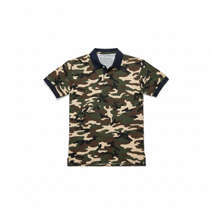 เสื้อกอล์ฟแบบซับลิเมชั่น แขนสั้น พิมพ์ลายตามสั่ง เสื้อโปโลชายลายทาง ผู้ผลิตชุดกีฬา - Product Image 6