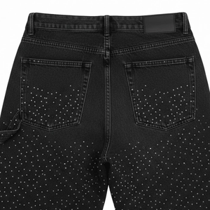 Fabricante de Shorts de Mezclilla con Pedrería Personalizados, Fábrica OEM ODM, Producción de Alta Capacidad con Equipo de Soporte para Exportación Global - Product Image 5