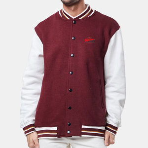 Comfortable Men's Winter Varsity <b>Jacket</b>-Durable <b>Fleece</b> <b>Lined</b> Windproof Premium Quality Hot Sale - Product Image 1