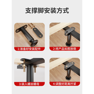 Adjustable <b>Bed</b> <b>Leg</b> <b>Support</b> Feet Furniture <b>Legs</b> for Slatted Frame <b>Bed</b> Base Load-Bearing Fixing Device <b>Bed</b> Board <b>Support</b> Frame - Product Image 5