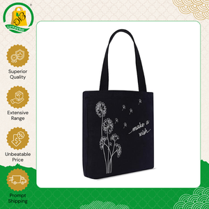 Sac fourre-tout en coton biologique de qualité supérieure pour usage quotidien, sac messager en toile écologique de style bohème avec poignée intégrée - Product Image 5