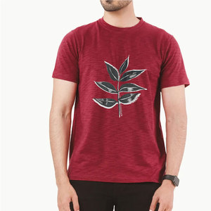 Camiseta personalizada para hombre con serigrafía, ropa de manga corta para uso diario, para marcas de moda, etiquetas y clubes. - Product Image 1