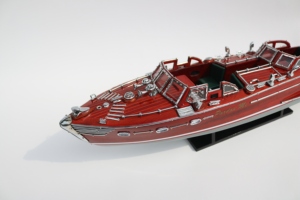 เรือจำลองแฮนด์เมด Pardon Me Boat ปี 1948 ทำจากไม้มะฮอกกานี - แบบจำลองเรือเร็วคลาสสิก - Product Image 4