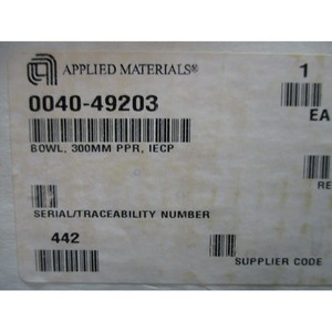 AMAT 0040-49203 โถกรองขนาด 300 มม. PPR, IEXC, 420650 - อุปกรณ์และอะไหล่เซมิคอนดักเตอร์ระดับโลกที่เชื่อถือได้ - Product Image 1