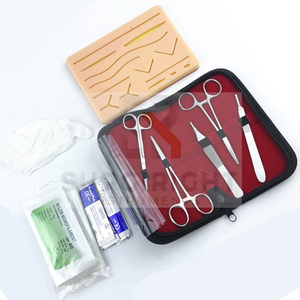 Kit de Entrenamiento Médico Quirúrgico con Estuche de Acero y Cuero, Kit de Práctica de Sutura Quirúrgica, Instrumentos Médicos de Blush Surgical - Product Image 2