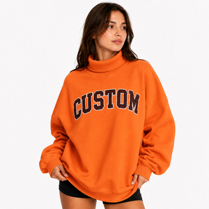Nouveauté : Sweat-shirt tendance pour femme, coupe ample, col montant, matière de qualité supérieure, respirant, écologique, vêtements d'hiver - Product Image 1