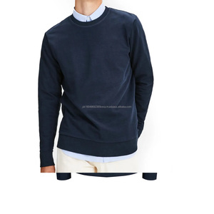 Customizable Sweatshirts Jumper Quick Dry High Quality with Crewneck Plain Dyed for Winter Luxury Soft Cotton - Product Image 3